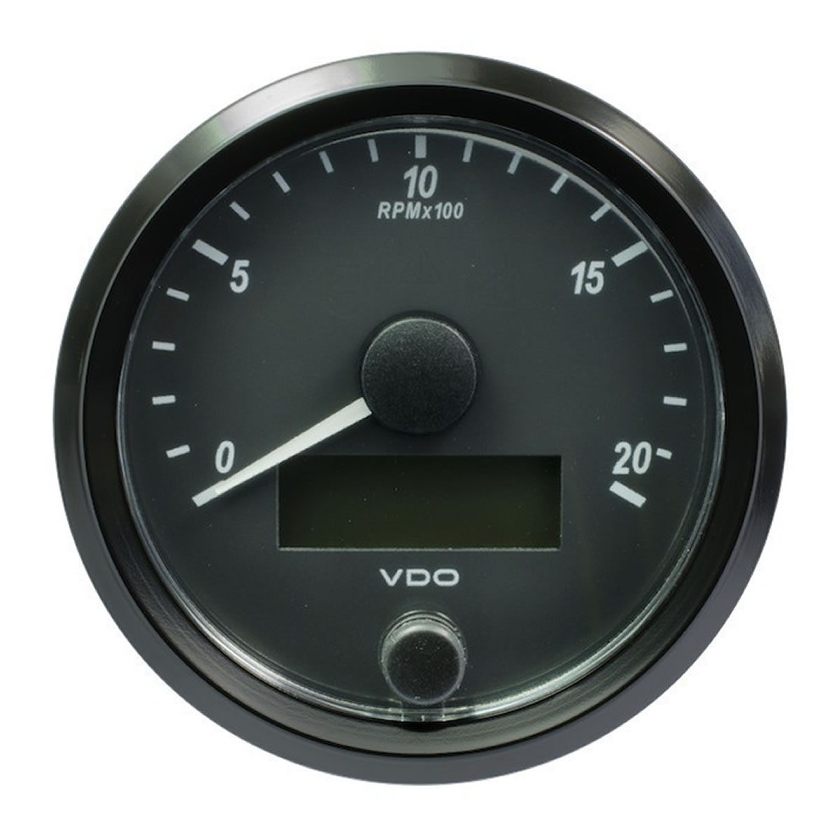VDO SingleViu Tachometer Gauges 2000 RPM Black 80mm